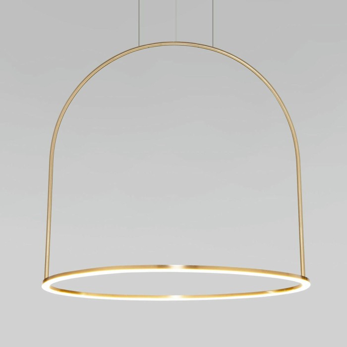 Подвесной светодиодный светильник Eurosvet Over 90322/1 латунь