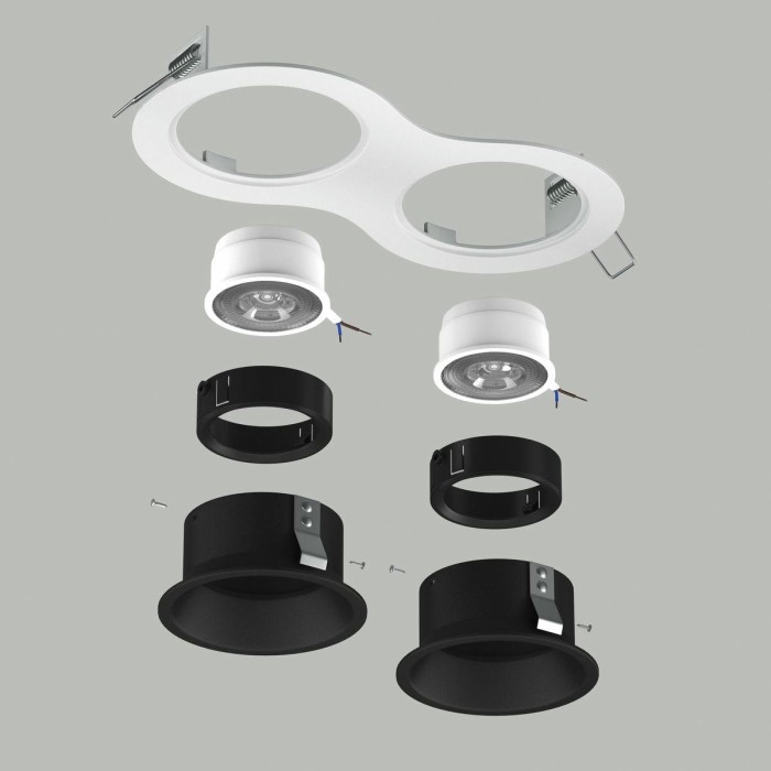 Комплект со светильником Lightstar Domino Round (214626+214607+214607+214007+214007) D6260707BMOD