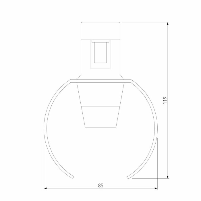 Трековый светодиодный светильник Elektrostandard Esthetic Magnetic 85119/01 a065420