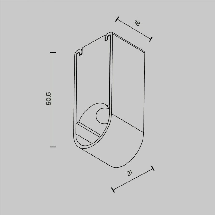 Основание и тросовый подвес Maytoni Technical CA010SM-BS