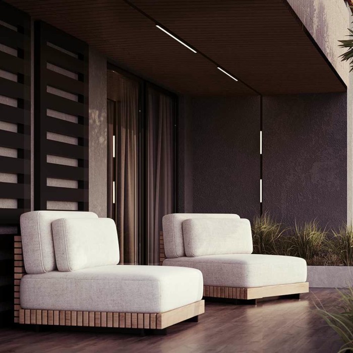 Уличный трековый светильник Maytoni Outdoor O-TR02-1-S-24WB4K