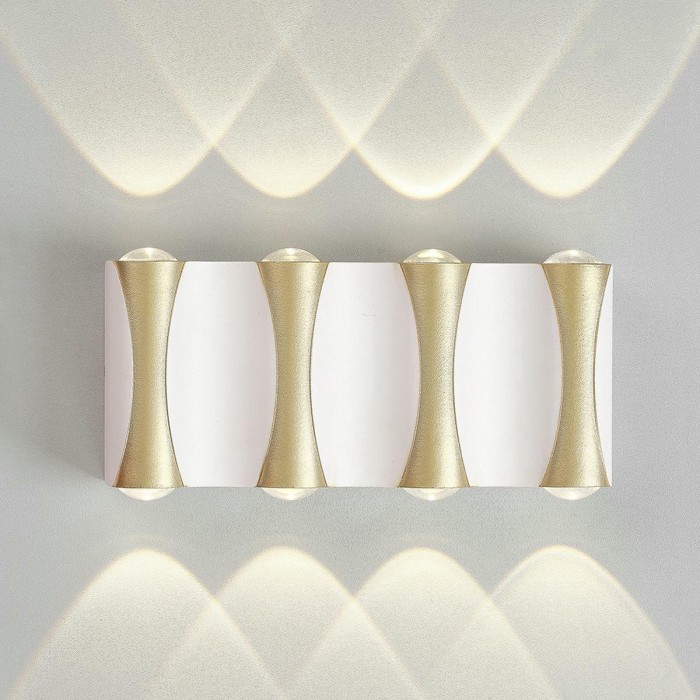 Настенный светодиодный светильник Crystal Lux CLT CLT 022W4 WH-GO 4000K