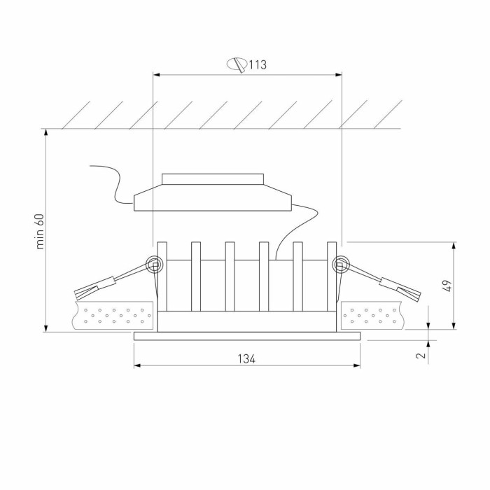 Встраиваемый светодиодный светильник Elektrostandard Combi 25069/LED a069008