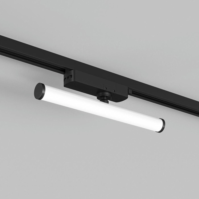 Трековый светодиодный светильник Denkirs Strom DK6448-BK