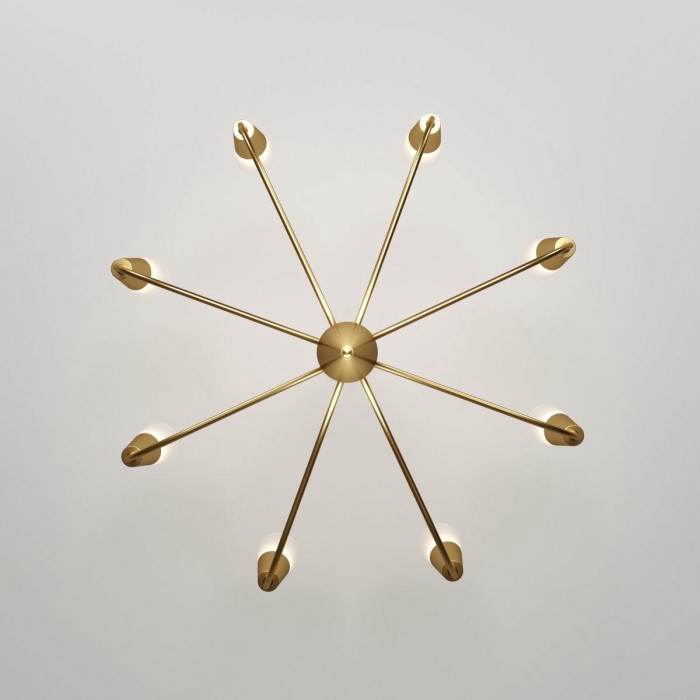 Подвесная люстра Eurosvet Rhyton 60167/8 латунь