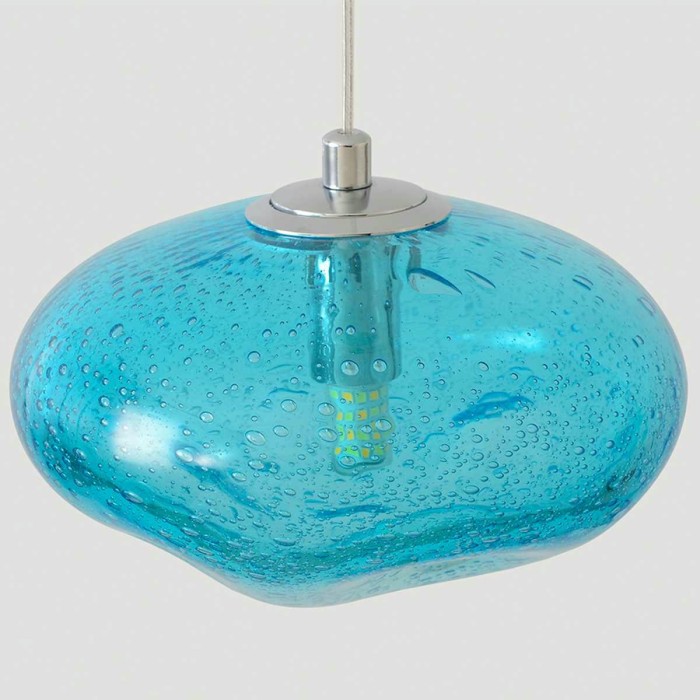 Светильник подвесной Crystal Lux FORMLESS SP1 BLUE