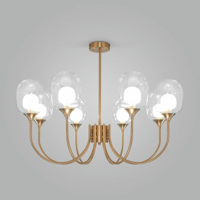 Подвесная люстра Eurosvet Spritz 70217/8 латунь