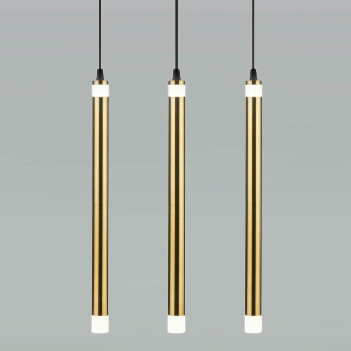 Подвесной светильник Eurosvet 50133/3 LED бронза