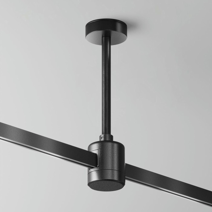 Крепление потолочное Short с прямым коннектором питания Maytoni Flarity TRA156C-IPCL1-B