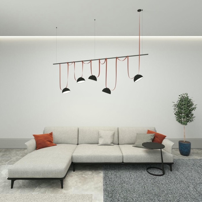 Трековый светильник Denkirs Belty Flow DK5660-BK