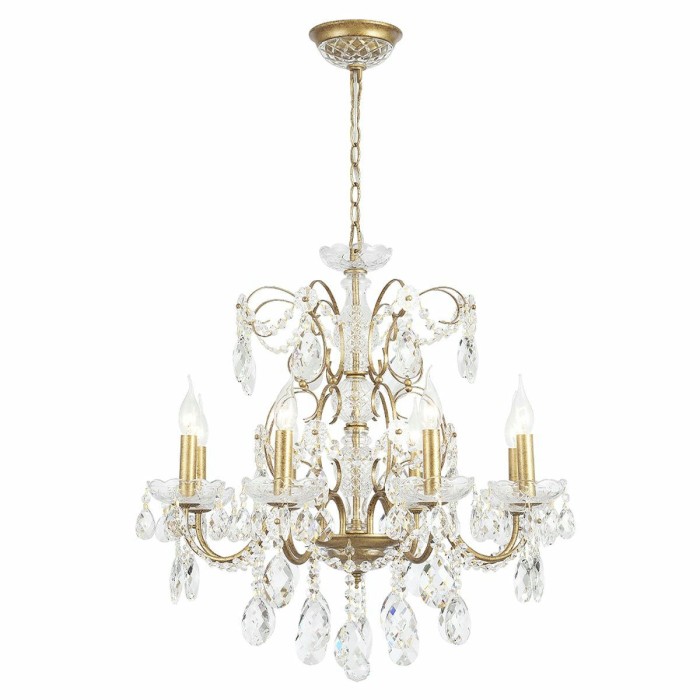 Подвесная люстра Crystal Lux Odelis SP8 Gold