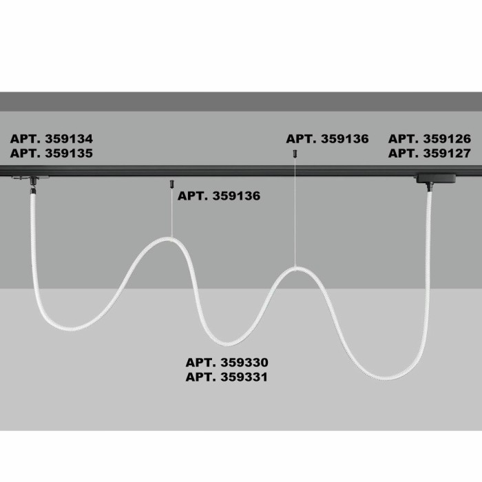 Подвесной светодиодный светильник Novotech Ramo Konst 359331