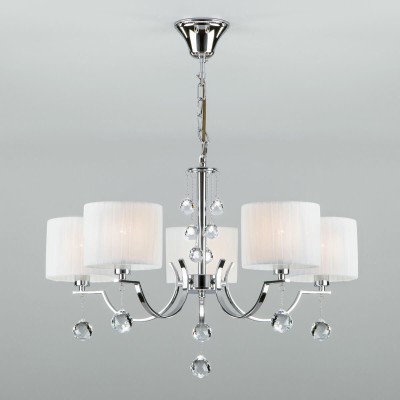 Подвесная люстра Eurosvet 60095/5 хром