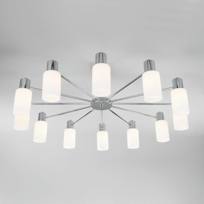 Потолочная люстра Eurosvet Vegga 70160/12 хром Smart