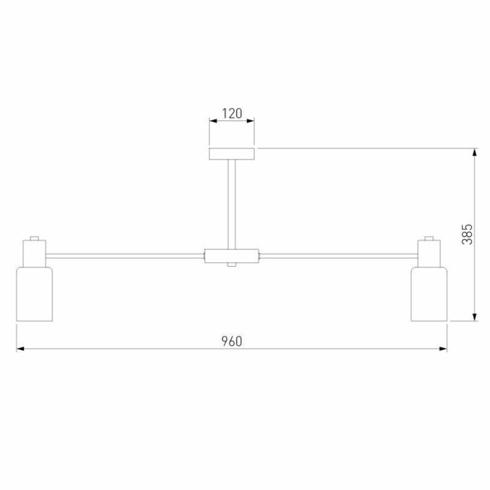 Потолочная люстра Eurosvet Vegga 70160/12 хром Smart