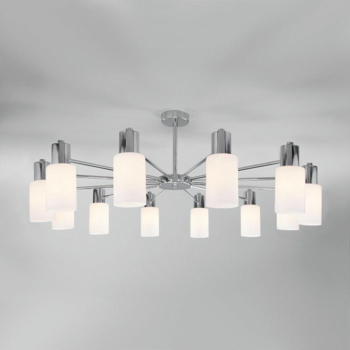 Потолочная люстра Eurosvet Vegga 70160/12 хром Smart