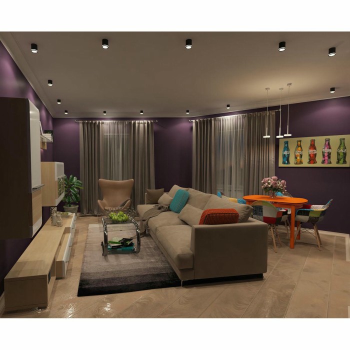 Точечный светодиодный светильник Denkirs Ribe DK4016-BK