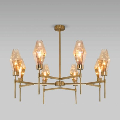 Потолочная люстра Eurosvet Prism 60143/8 латунь