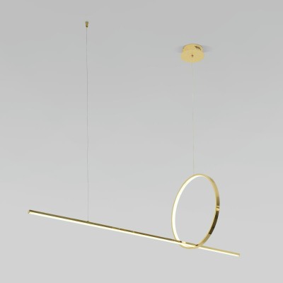 Подвесной светодиодный светильник Eurosvet Mist 90266/1 золото