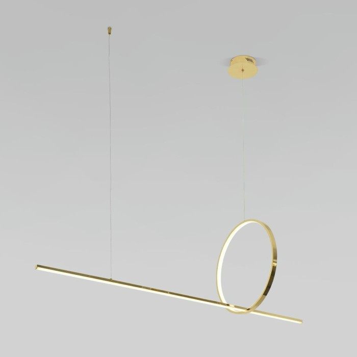 Подвесной светодиодный светильник Eurosvet Mist 90266/1 золото