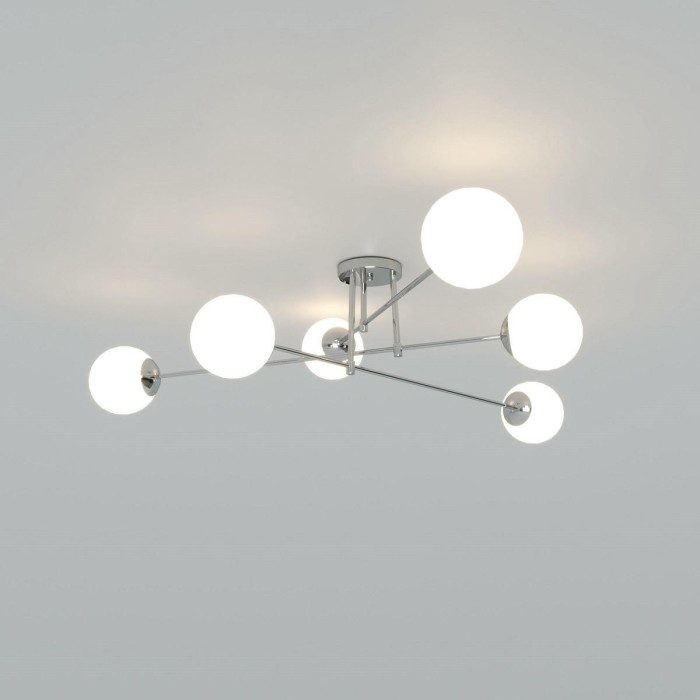 Потолочная люстра Eurosvet Netz 30181/6 хром