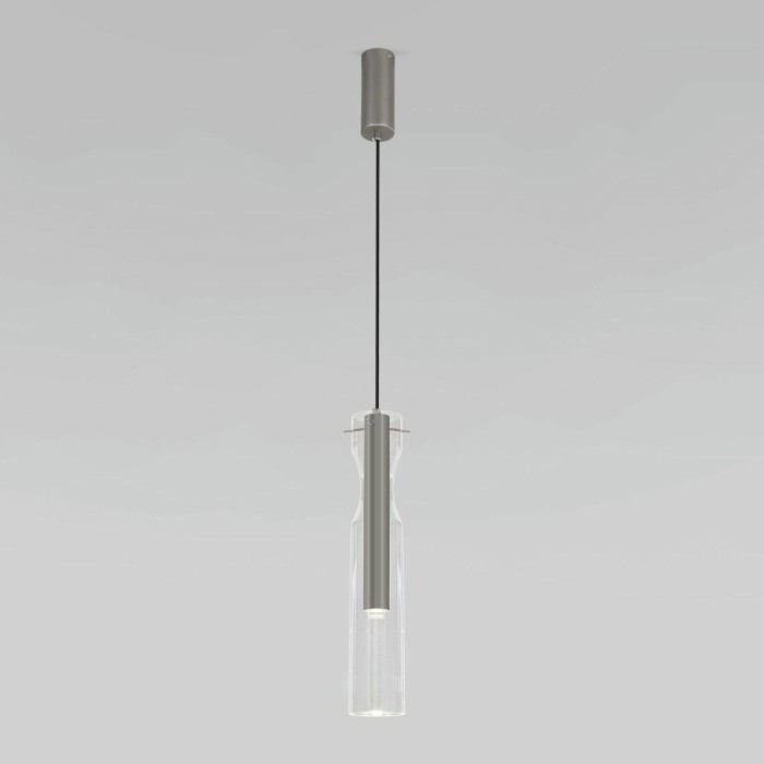 Подвесной светодиодный светильник Eurosvet Swan 50253/1 Led графит