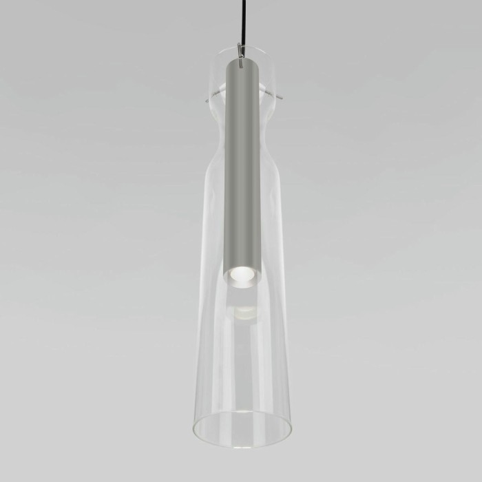 Подвесной светодиодный светильник Eurosvet Swan 50253/1 Led графит