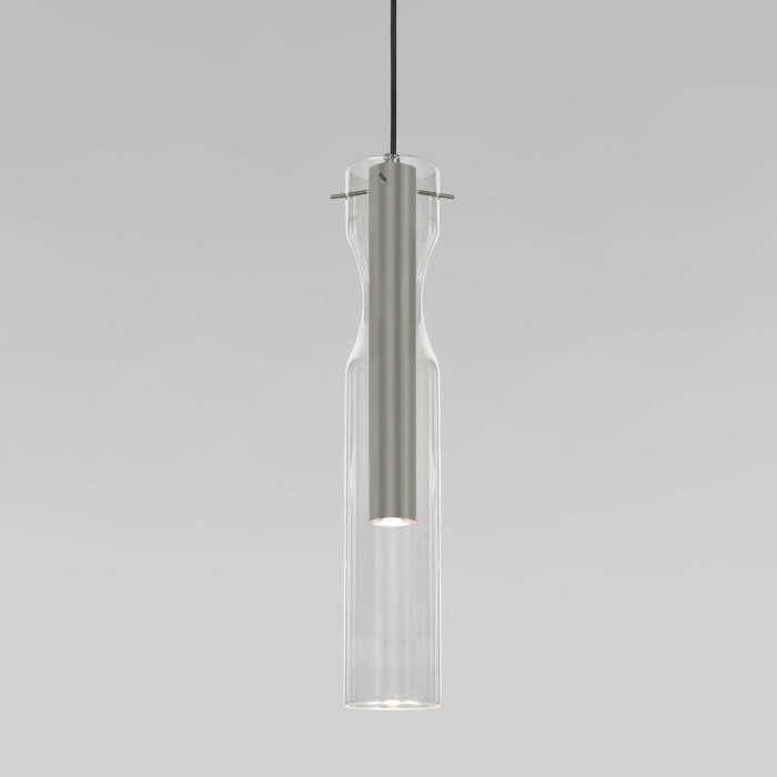 Подвесной светодиодный светильник Eurosvet Swan 50253/1 Led графит