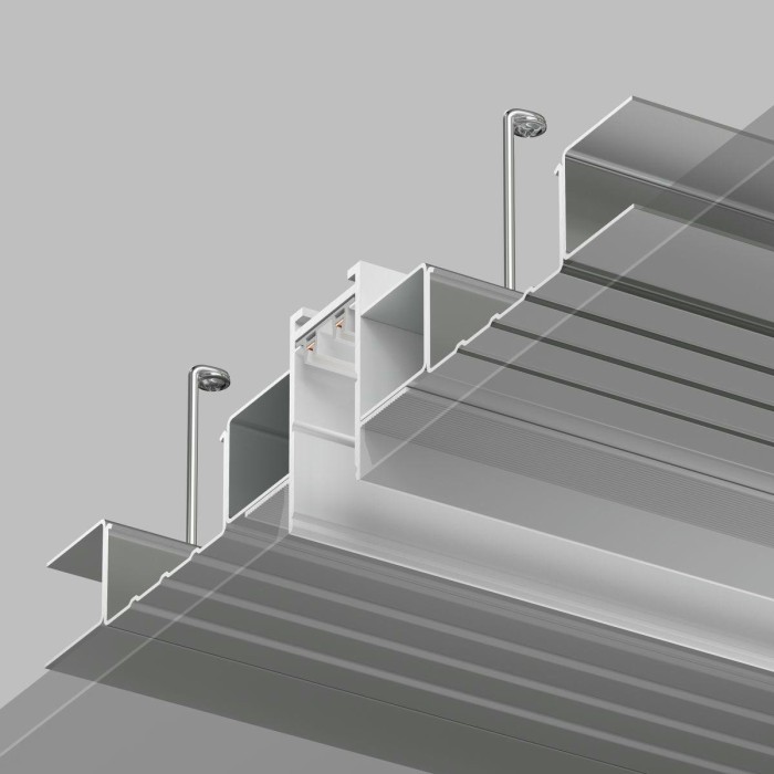 Шинопровод встраиваемый однофазный Denkirs Smart Hide TR2013-WH