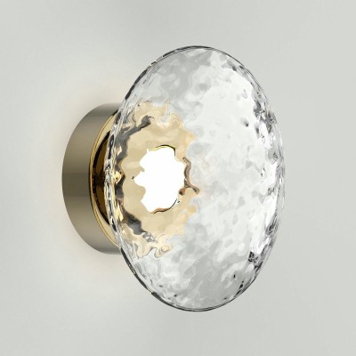 Настенный светодиодный светильник Eurosvet Ripple 50389/1 LED латунь