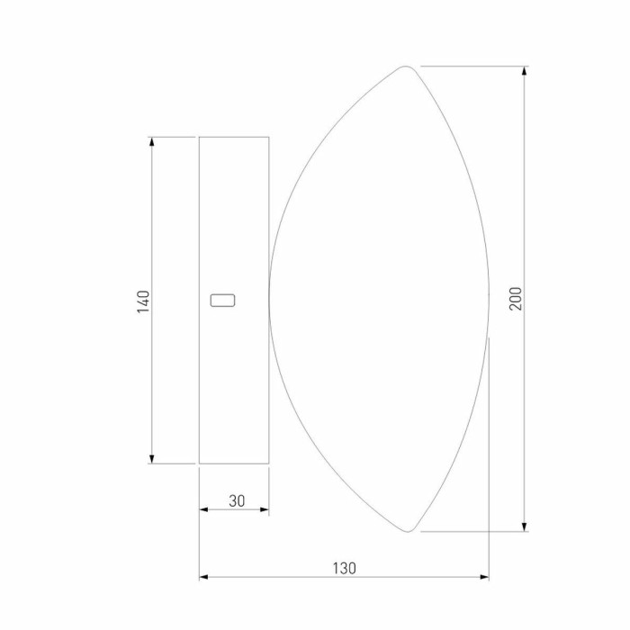 Настенный светодиодный светильник Eurosvet Ripple 50389/1 LED латунь