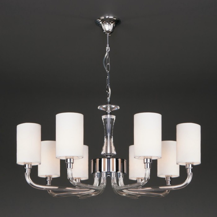 Подвесная люстра Eurosvet Catania 60120/8 хром Smart