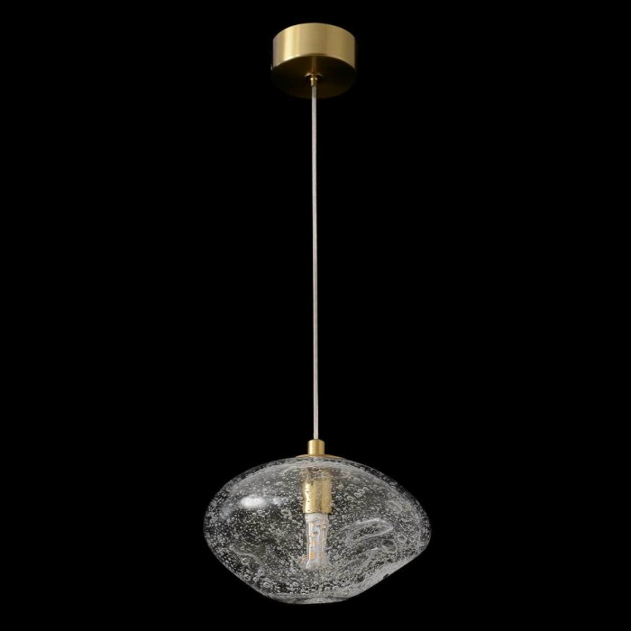 Светильник подвесной Crystal Lux FORMLESS SP1 TRANSPARENT