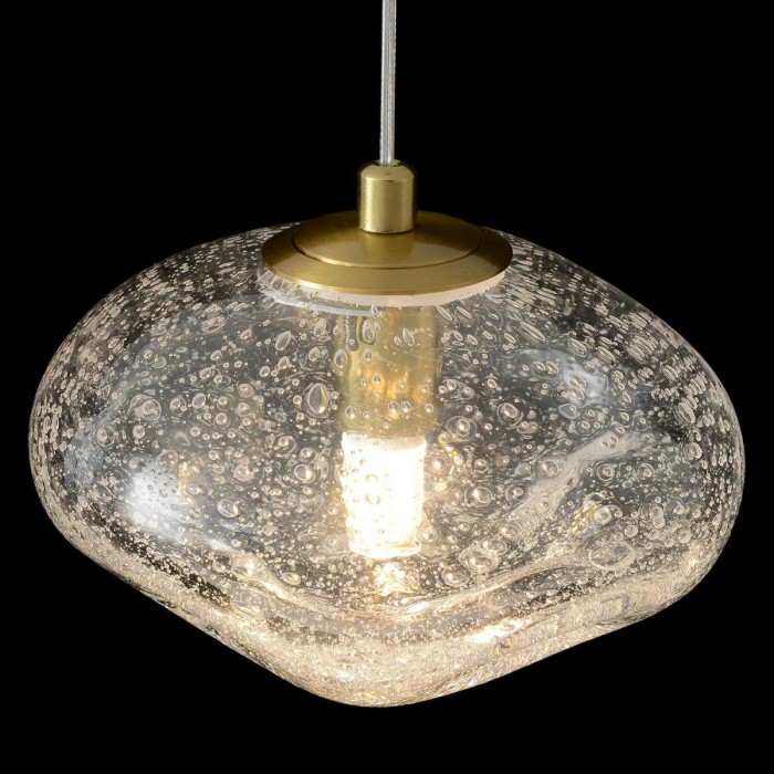 Светильник подвесной Crystal Lux FORMLESS SP1 TRANSPARENT