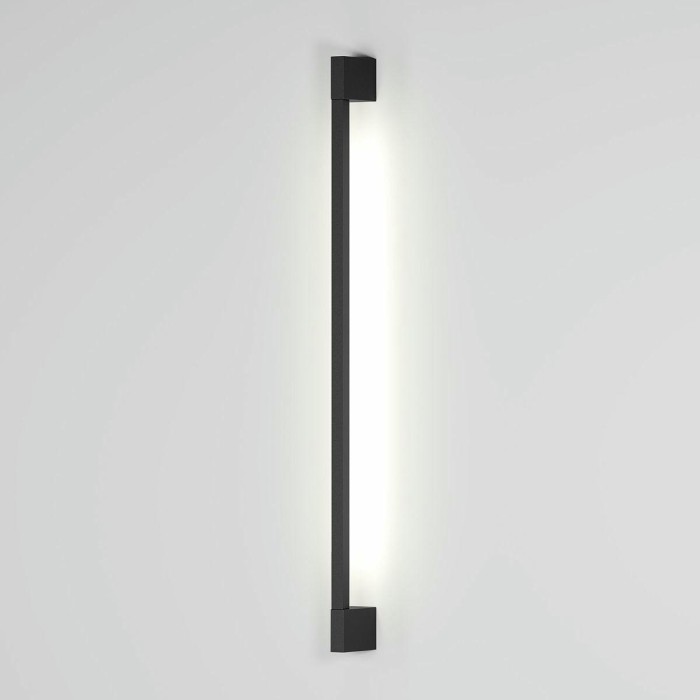 Уличный настенный светодиодный cветильник Elektrostandard Argos 35122/D черный a069746