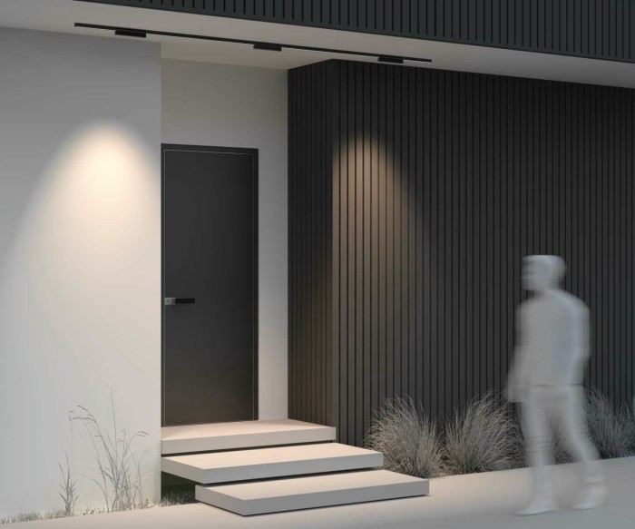 Уличный трековый светильник Maytoni Outdoor O-TR02-2-S-12WB3K