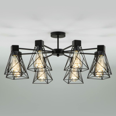 Потолочная люстра Eurosvet 70107/8 черный