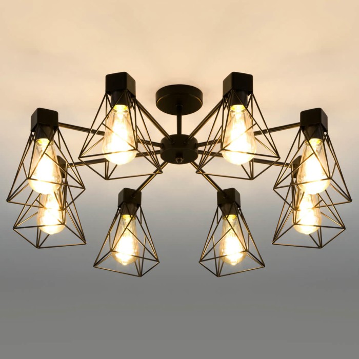 Потолочная люстра Eurosvet 70107/8 черный