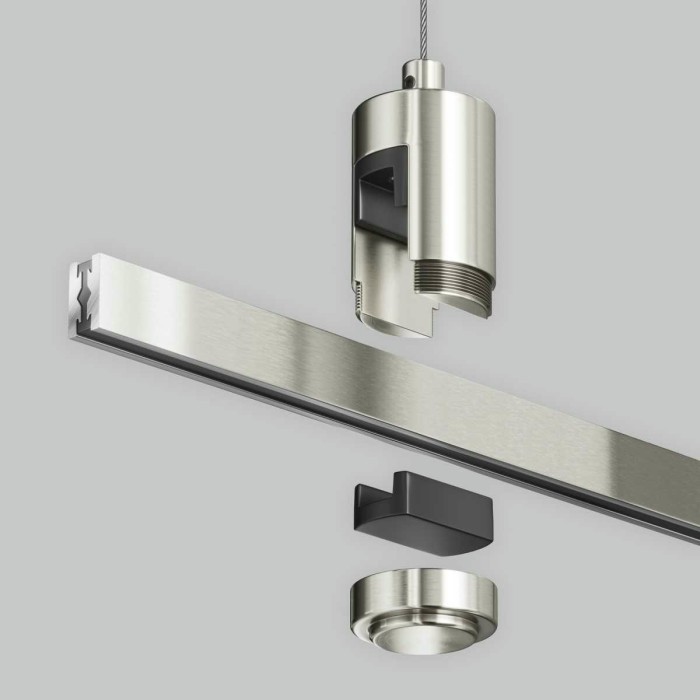 Подвес тросовый Hang одинарный Maytoni Technical TRA157SW-S1-PT