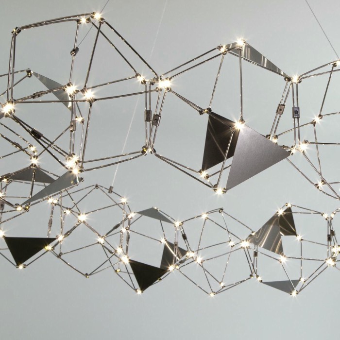 Подвесная светодиодная люстра Eurosvet Uma 90369/15 черный жемчуг