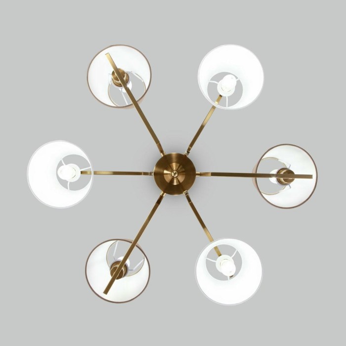 Потолочная люстра Eurosvet Ozark 60149/6 латунь