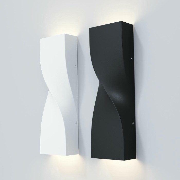 Уличный настенный светодиодный светильник Maytoni Twist O040WL-L11W3K