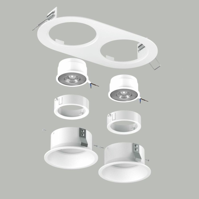 Комплект со светильником Lightstar Domino Round (214656+214606+214606+214006+214006) D6560606WMOD