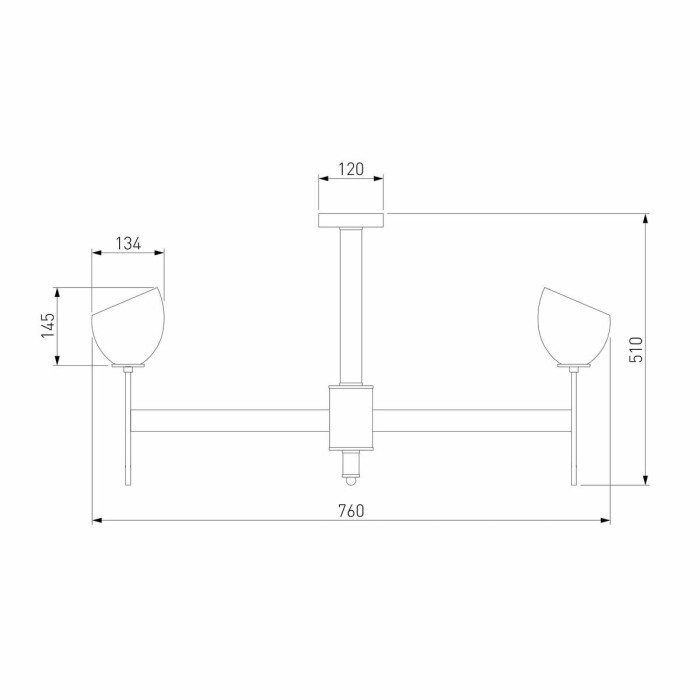 Подвесная люстра Eurosvet Arrista 60130/8 хром Smart