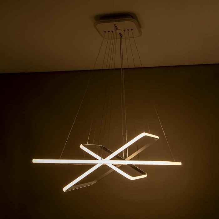 Подвесная светодиодная люстра Citilux Неон Смарт CL731AK110E