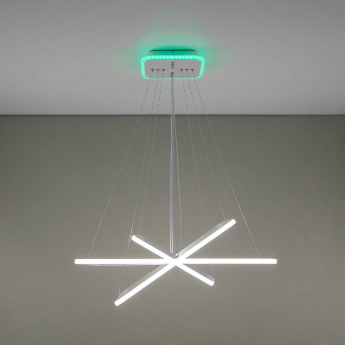 Подвесная светодиодная люстра Citilux Неон Смарт CL731AK110E