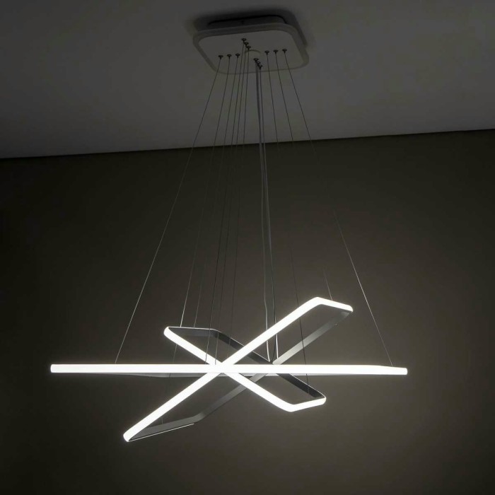 Подвесная светодиодная люстра Citilux Неон Смарт CL731AK110E