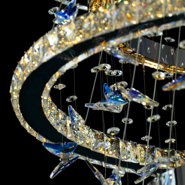 Люстра хрустальная с пультом Citilux ETERA CL322090