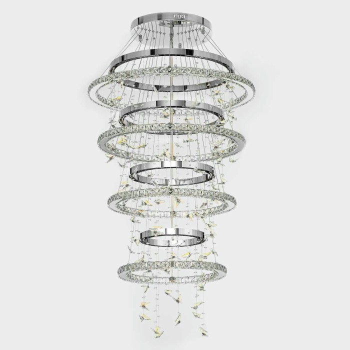 Люстра хрустальная с пультом Citilux ETERA CL322090