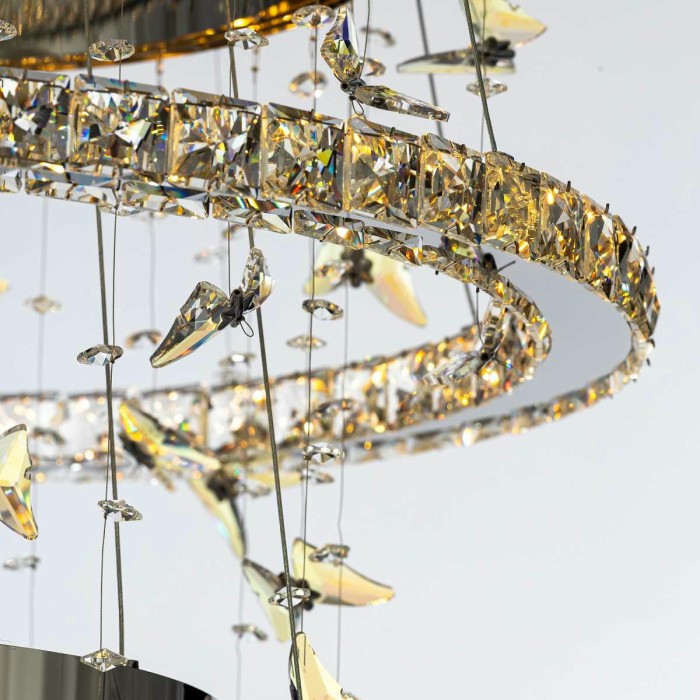 Люстра хрустальная с пультом Citilux ETERA CL322090